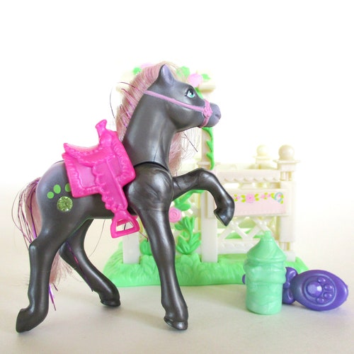 Vintage Littlest Pet Shop Pinto Pony Playset by Kenner 1994 Etsy