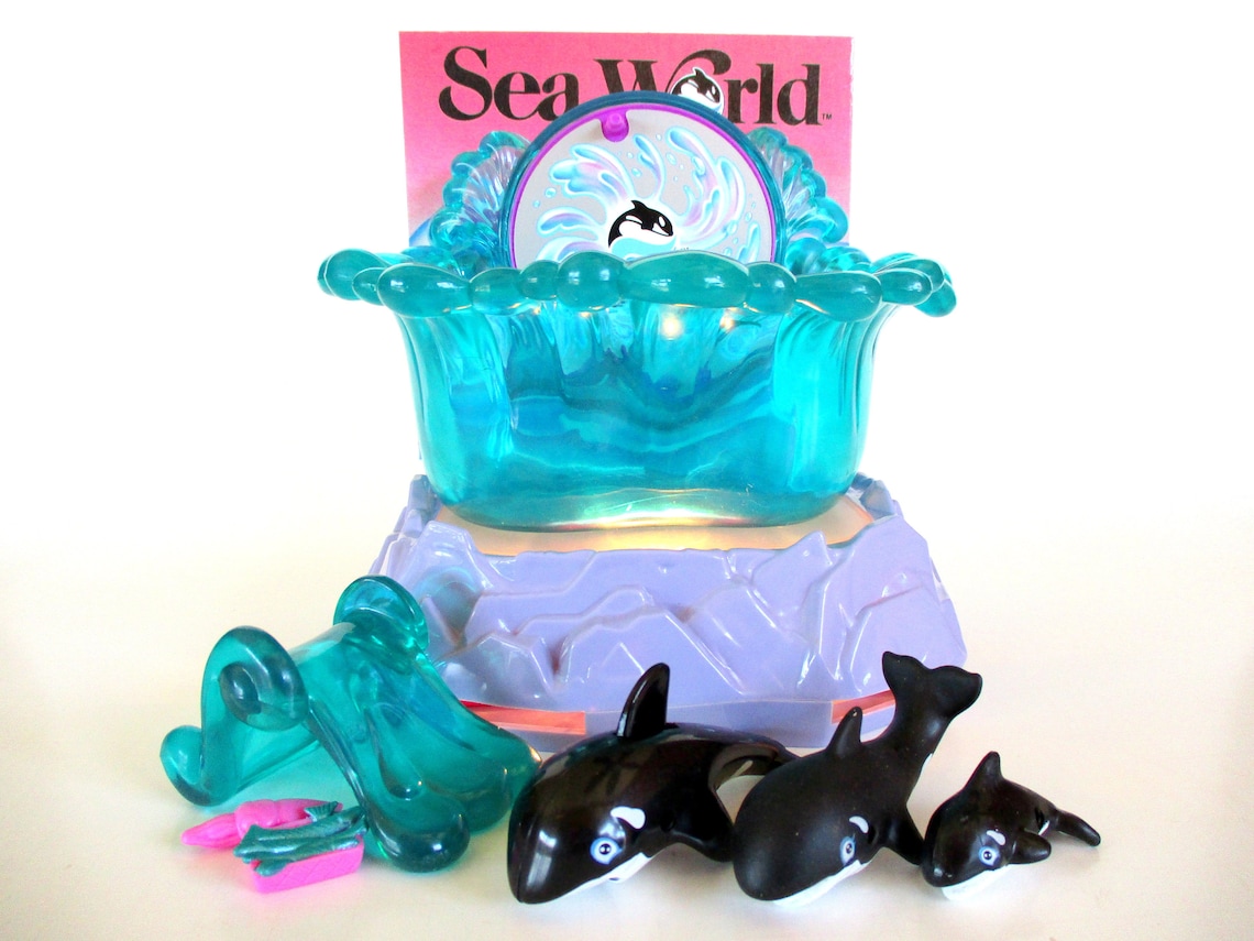 Vintage Littlest Pet Shop Sea World Shamu Family Playset by Etsy