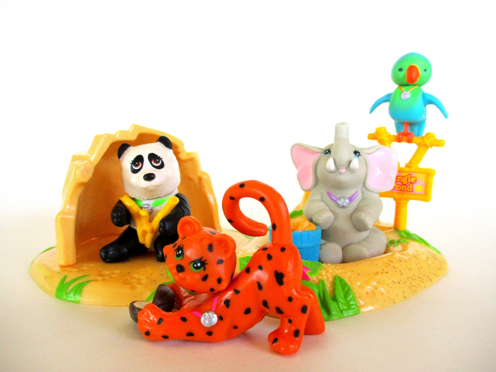 Vintage Littlest Pet Shop Jungle Zoo Custom Playset by Kenner Etsy