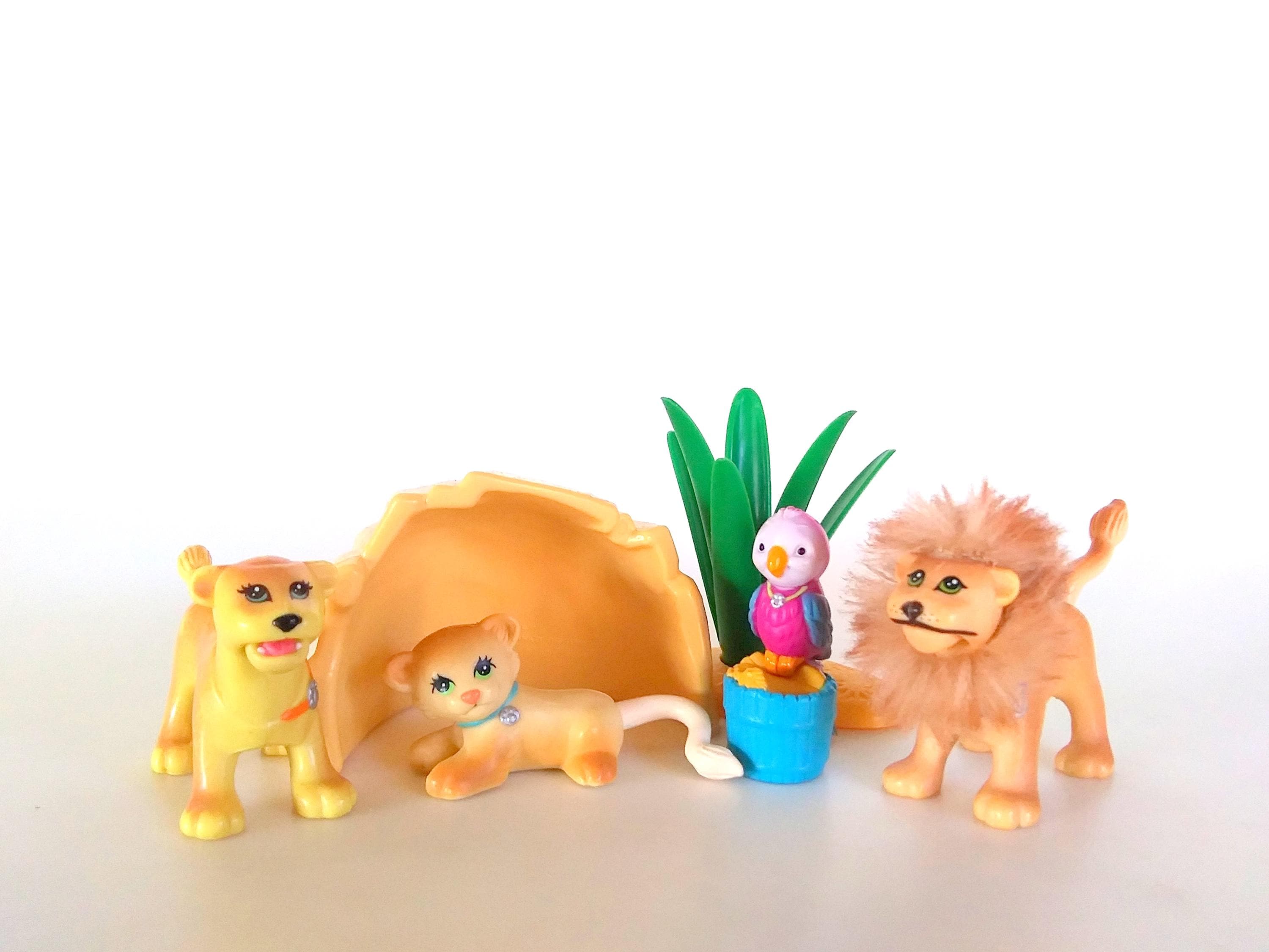 Vintage Littlest Pet Shop Zoo Lion Family Figures - Kenner 1994 - Etsy