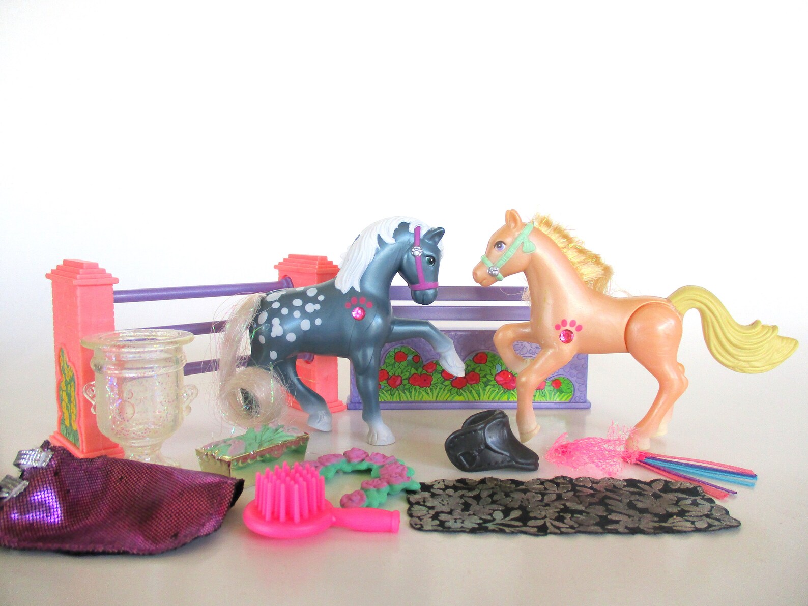 Vintage Littlest Pet Shop Champion Ponies with Jumping Contest Etsy