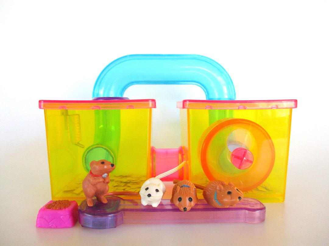 Vintage Littlest Pet Shop Jogging Gerbils With Gerbitrail Etsy