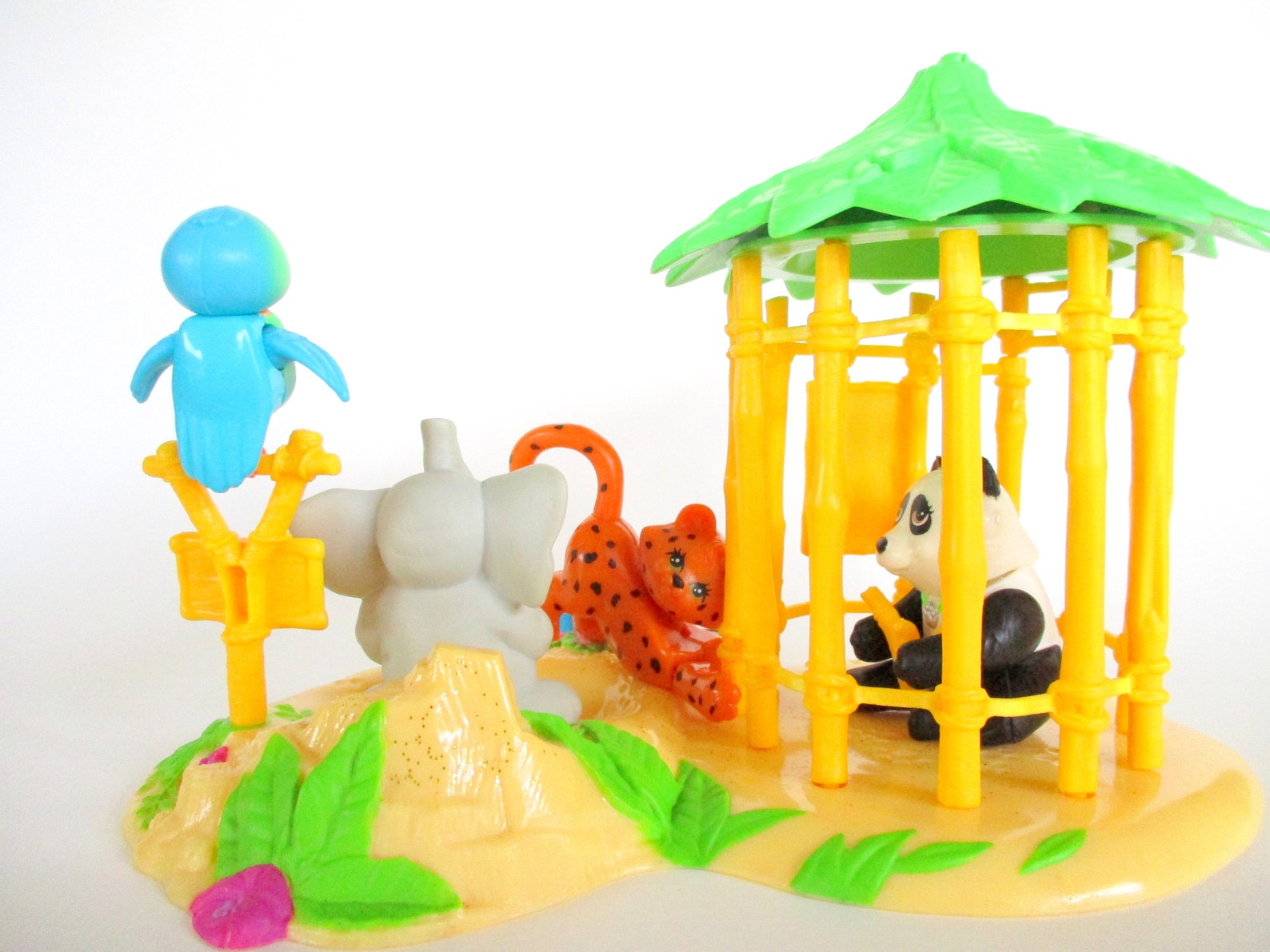 Vintage Littlest Pet Shop Zoo Jungle Bunch Playset by Kenner Etsy