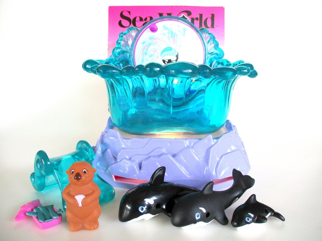 Vintage Littlest Pet Shop Sea World Shamu Family Playset by Etsy