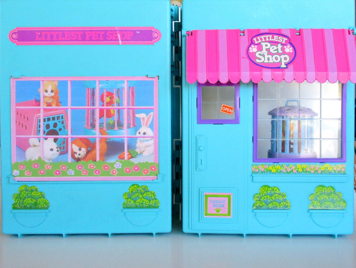 Vintage Littlest Pet Shop Playset Complete Playcase Etsy