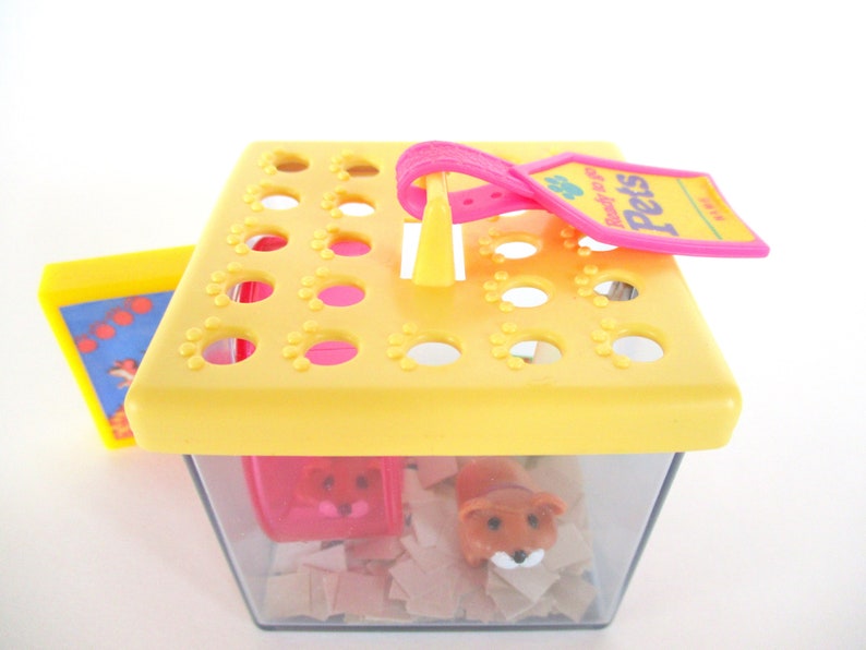 Vintage Littlest Pet Shop Hurrying Hamsters with Hamster House Etsy