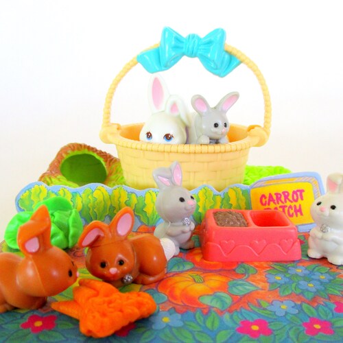 Vintage Littlest Pet Shop Petting Zoo Playset Kenner Zoo Etsy