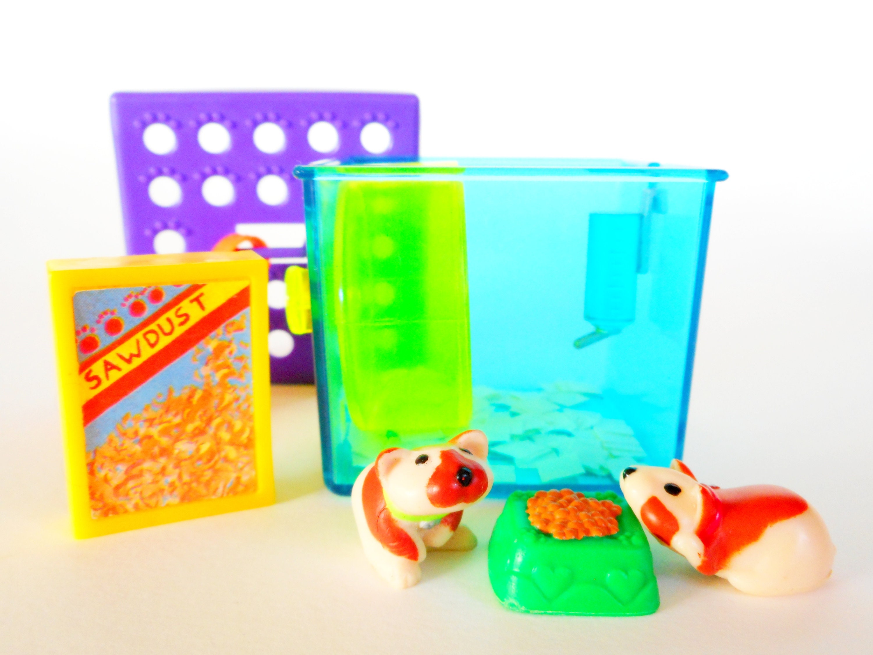 Vintage Littlest Pet Shop Busy Hamsters with Jogging Wheel Etsy