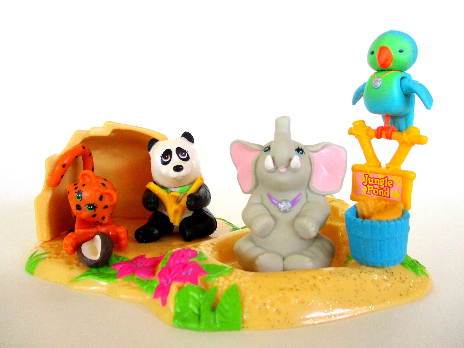 Vintage Littlest Pet Shop Jungle Zoo Custom Playset by Kenner Etsy