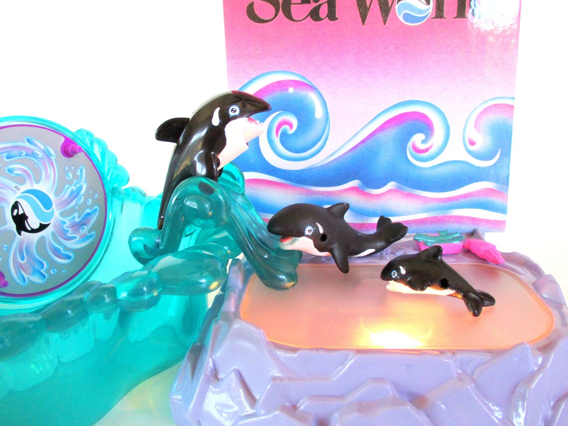 Vintage Littlest Pet Shop Sea World Shamu Family Playset by Etsy