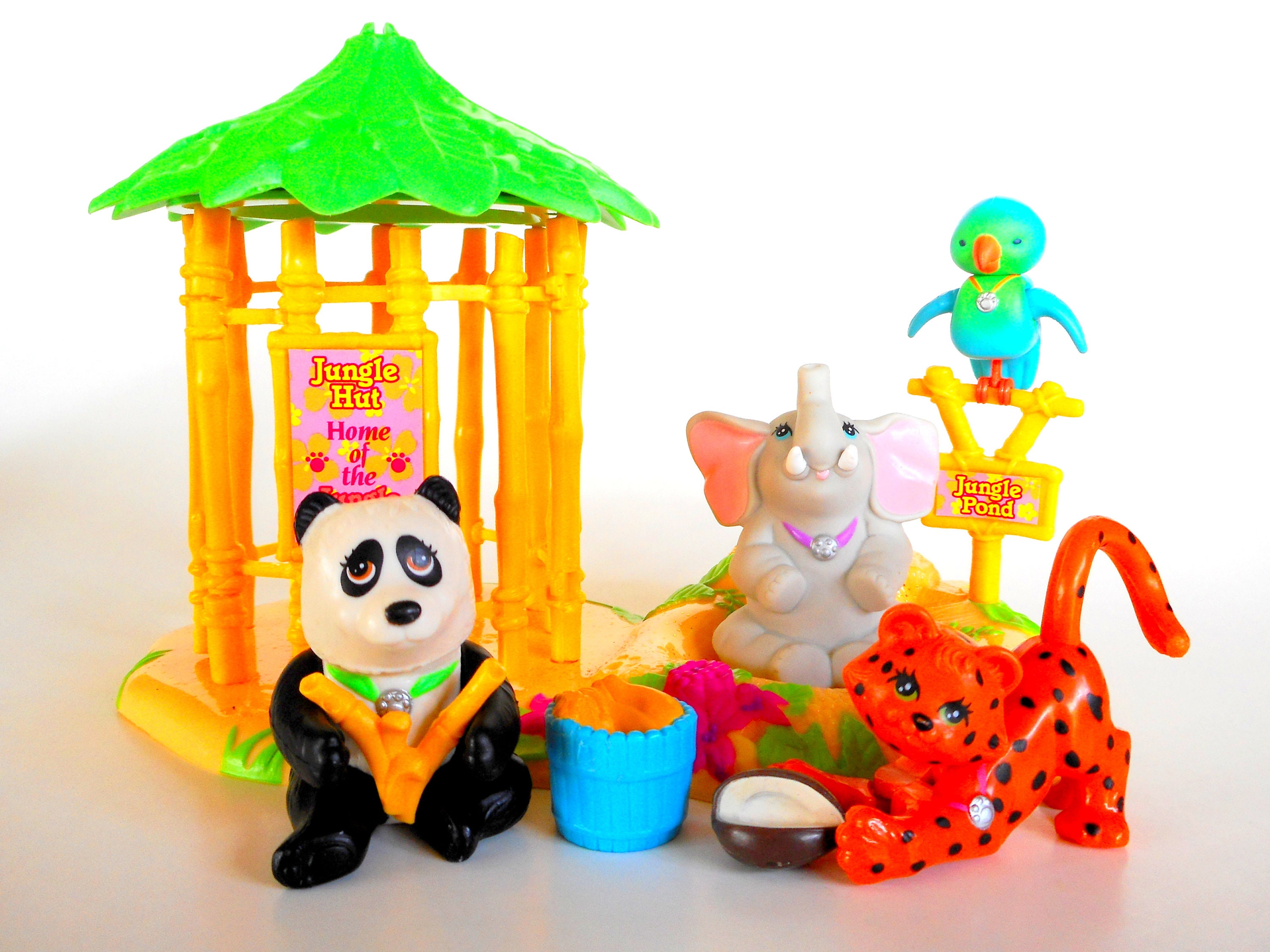 Vintage Littlest Pet Shop Zoo Jungle Bunch Playset by Kenner Etsy