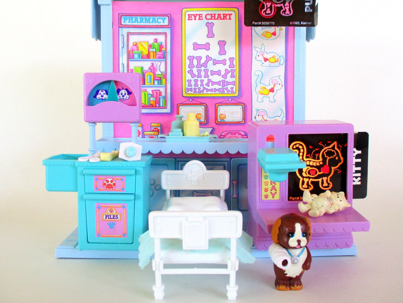 Vintage Littlest Pet Shop Care Center Hospital Playset by Etsy