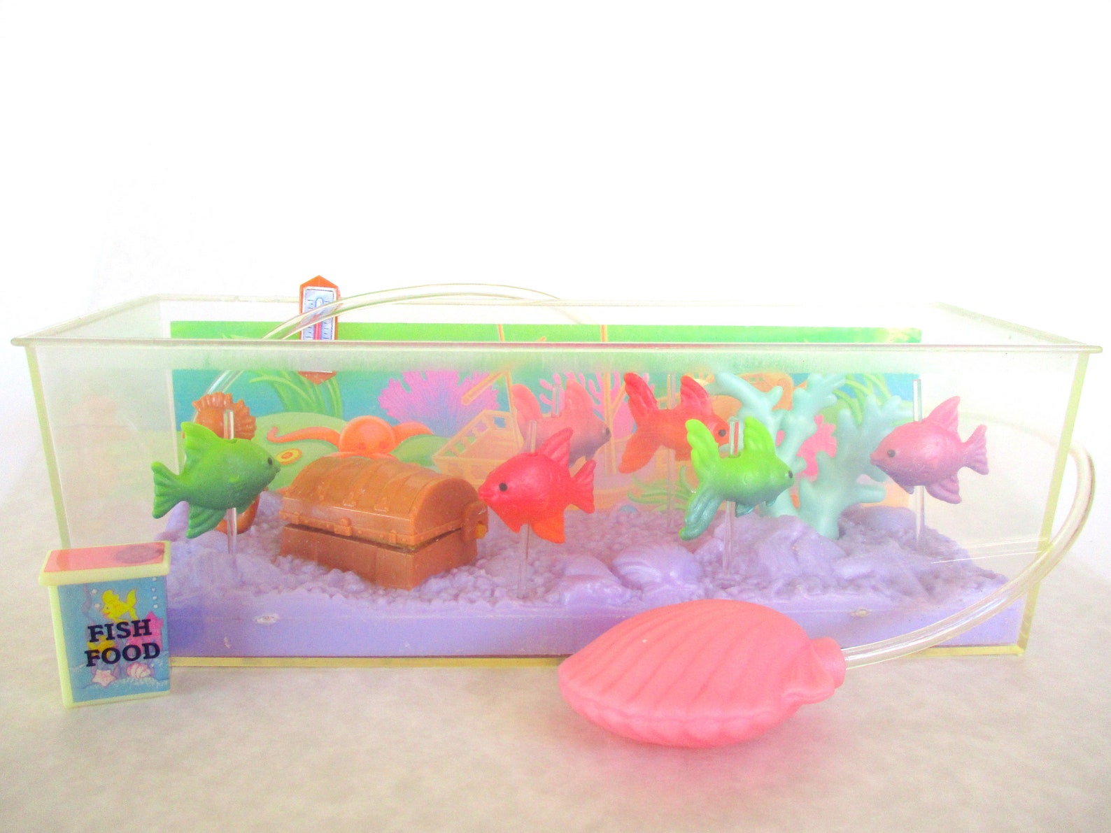 Vintage Littlest Pet Shop Bobbing Fish in Treasure Chest Cove Etsy
