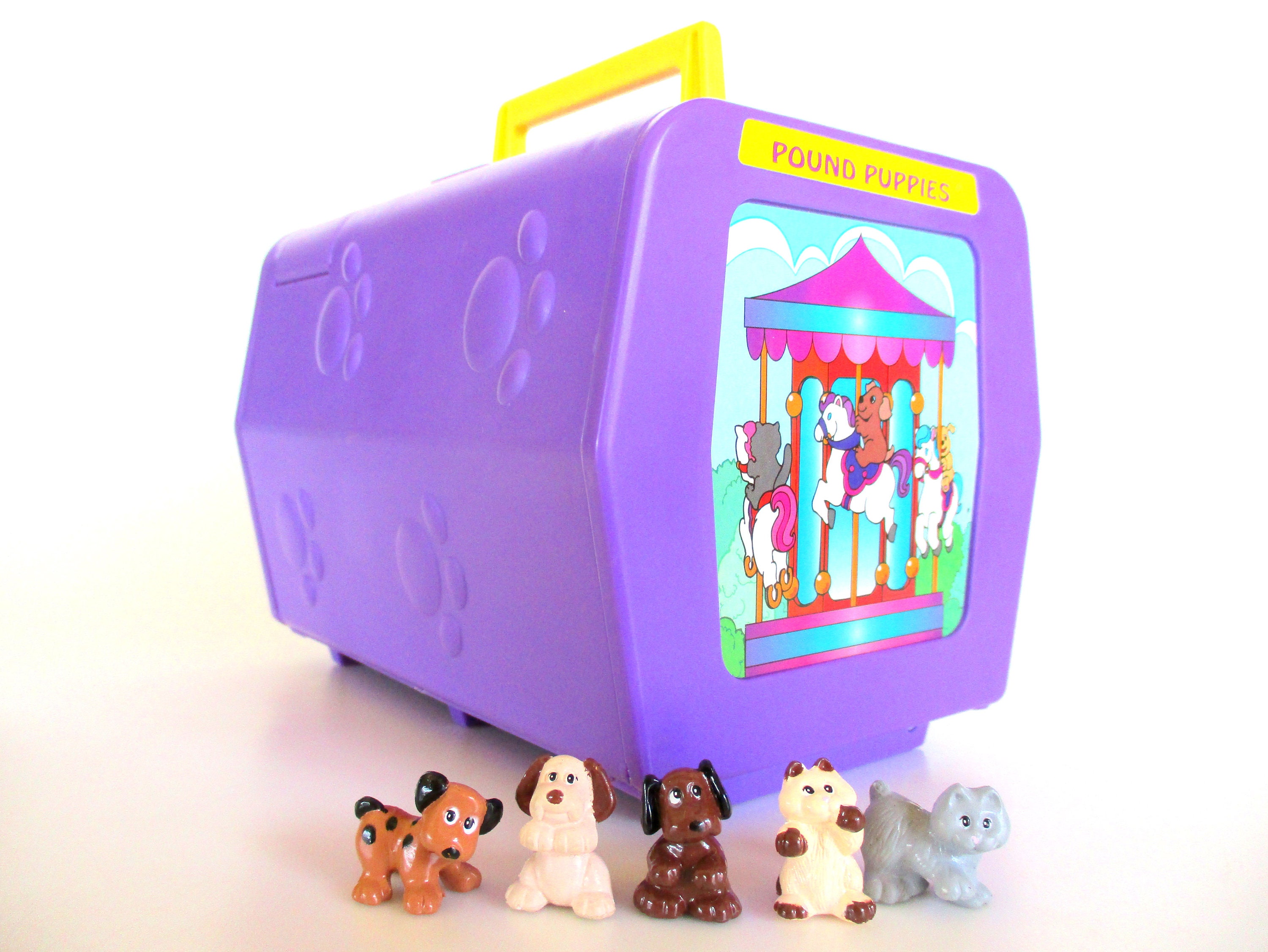 Vintage Pound Puppies Amusement Park Fun Playset by Galoob 1998