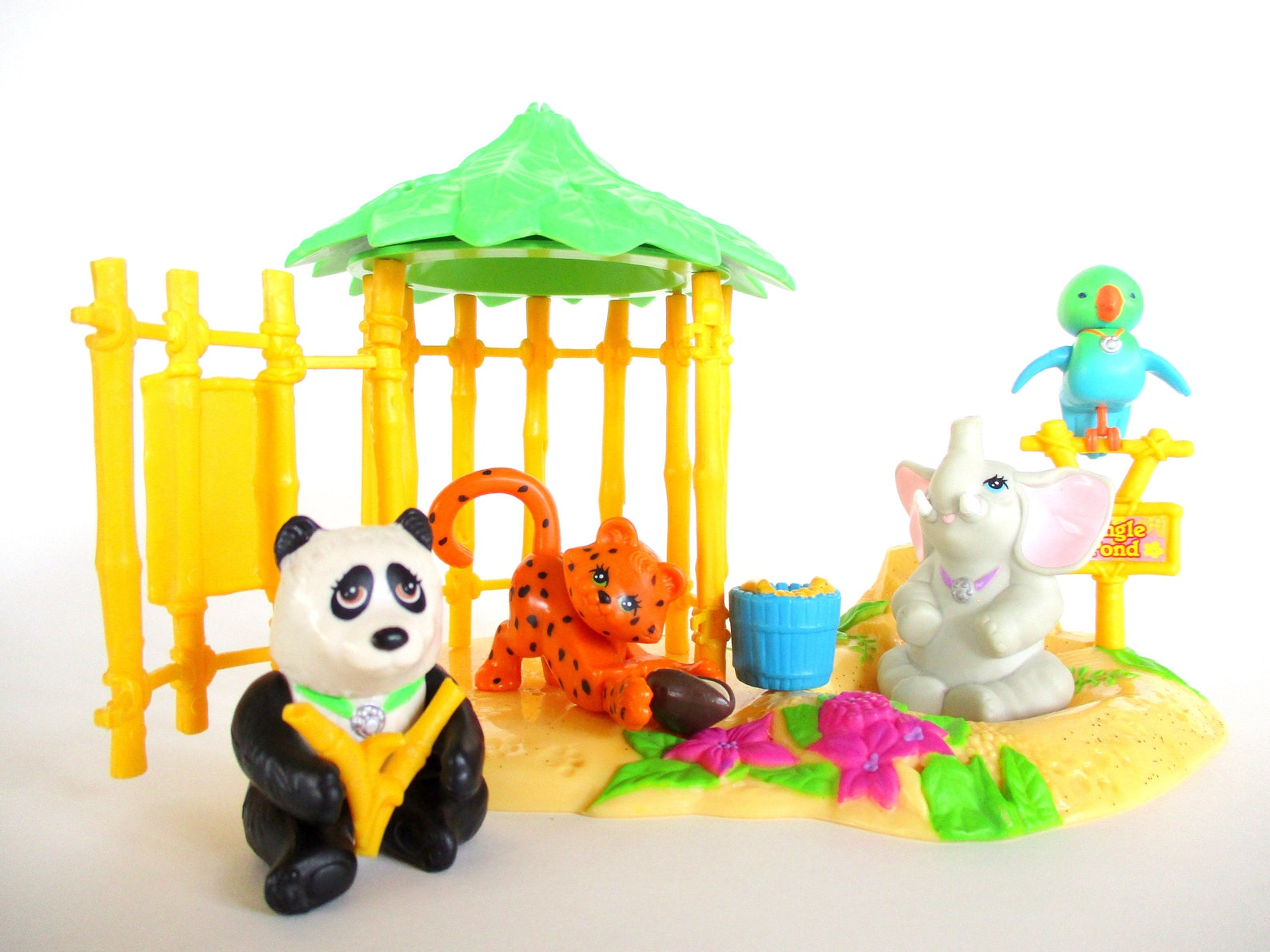 Vintage Littlest Pet Shop Zoo Jungle Bunch Playset by Kenner Etsy