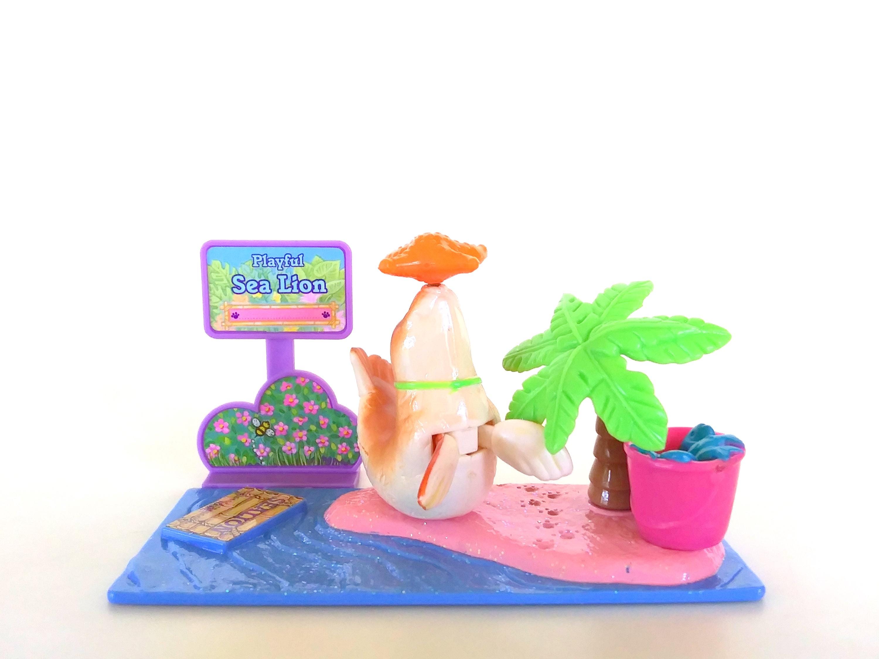 Vintage Littlest Pet Shop Sea Lion Playset: Kenner 1993 Zoo