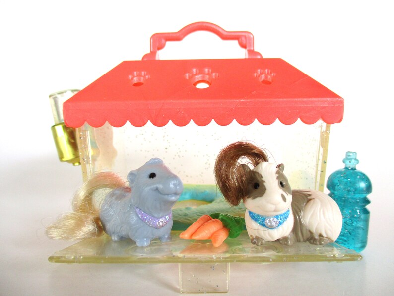 Vintage Littlest Pet Shop Thirsty Guinea Pigs with DrinkItUp Etsy