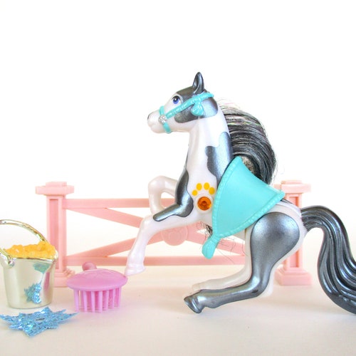Vintage Littlest Pet Shop Crystal Pony Playset by Kenner 1994 Etsy