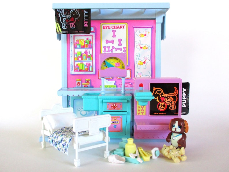 Vintage Littlest Pet Shop Care Center Hospital Playset by Etsy