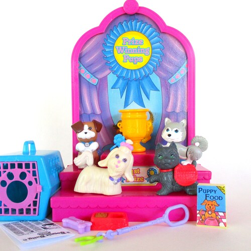 Vintage Littlest Pet Shop Petting Zoo Playset Kenner Zoo Etsy