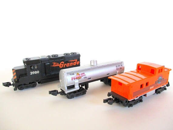 mattel train set 1983