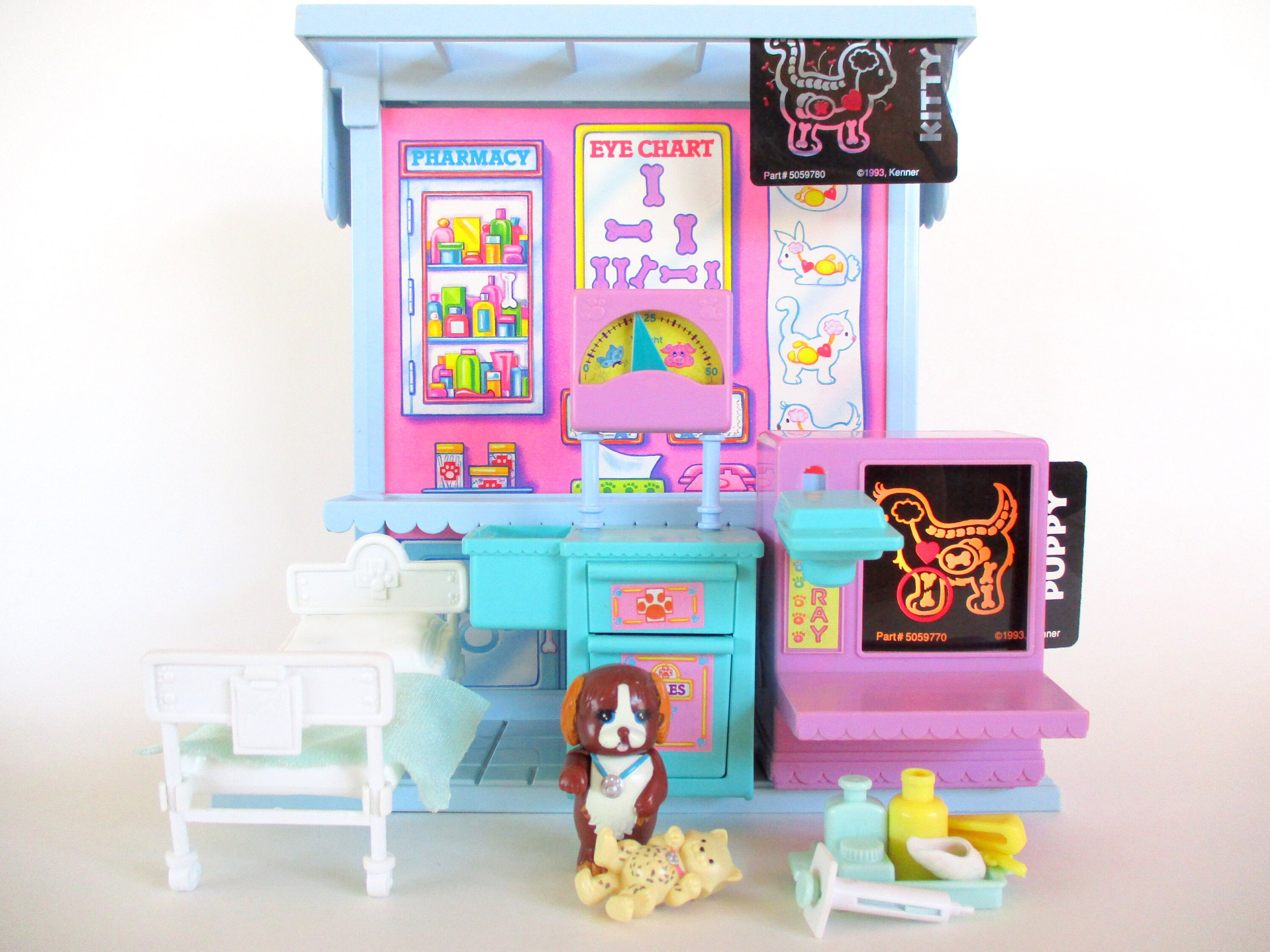 Vintage Littlest Pet Shop Care Center Hospital Playset by Etsy