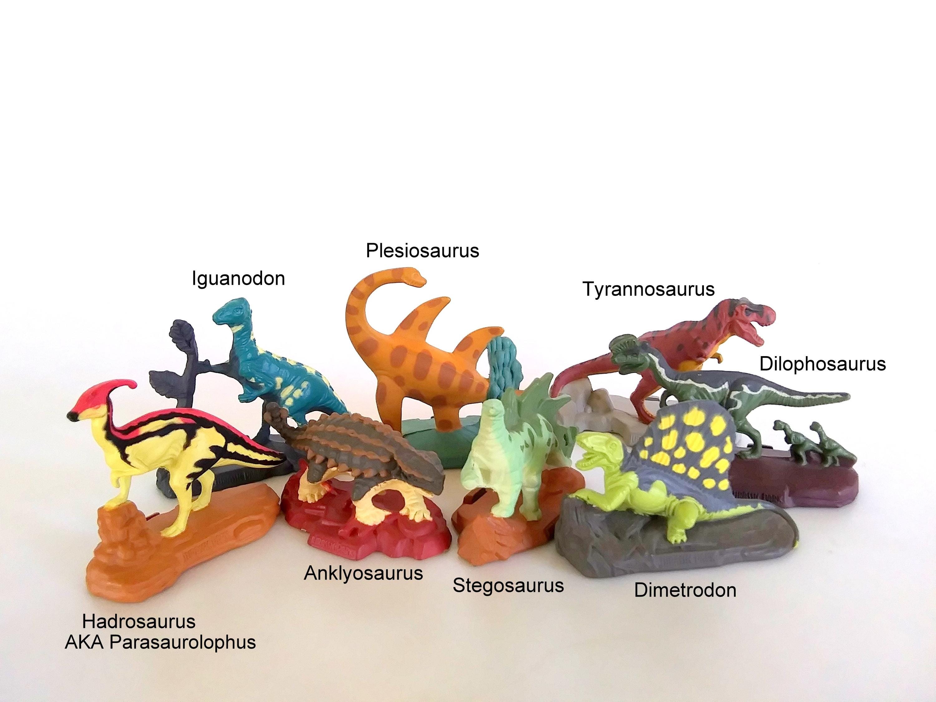 Vintage Jurassic Park Die-cast Dinosaur Figures Series One Lot of