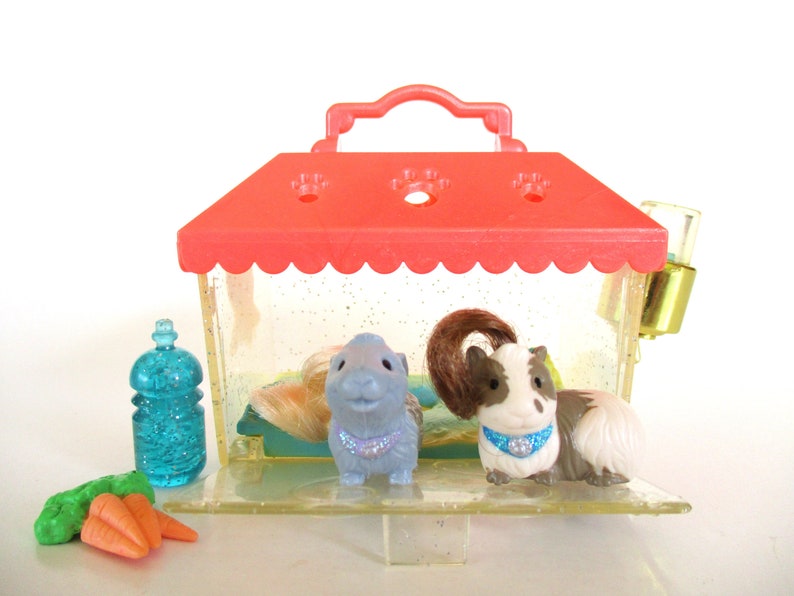 Vintage Littlest Pet Shop Thirsty Guinea Pigs with DrinkItUp Etsy