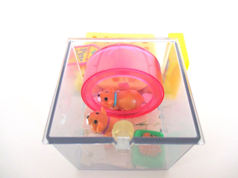 Vintage Littlest Pet Shop Hurrying Hamsters with Hamster House Etsy