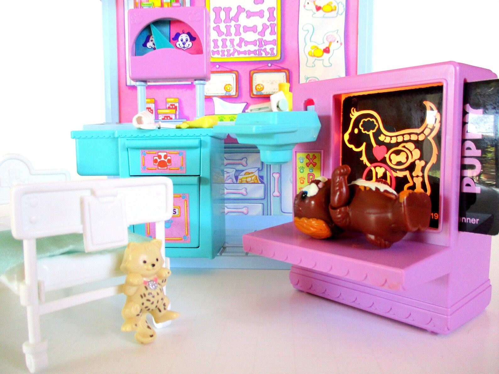 Vintage Littlest Pet Shop Care Center Hospital Playset by Etsy