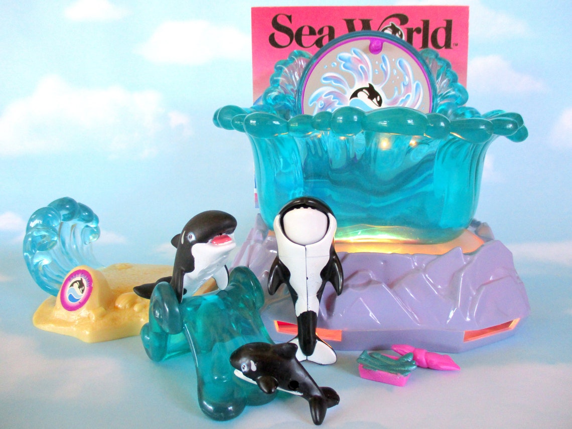 Vintage Littlest Pet Shop Sea World Shamu Family Playset by Etsy