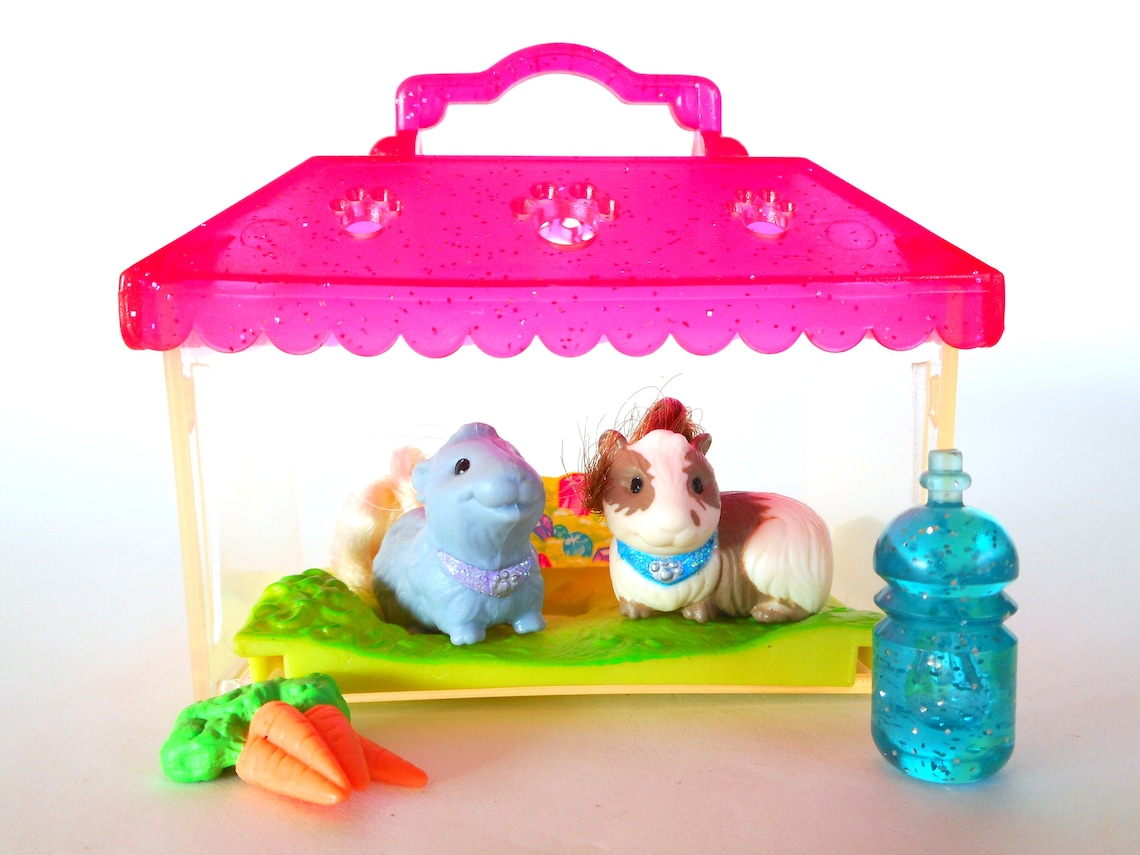 Vintage Littlest Pet Shop Thirsty Guinea Pigs with DrinkItUp Etsy