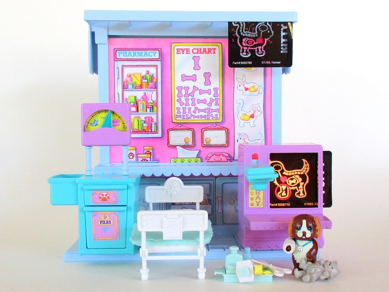 Vintage Littlest Pet Shop Care Center Hospital Playset by Etsy