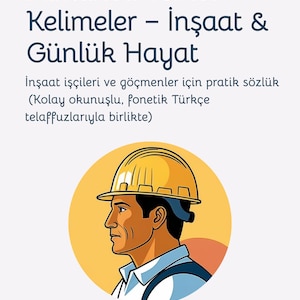 Almanca Temel Kelimeler – İnşaat & Günlük Hayat
