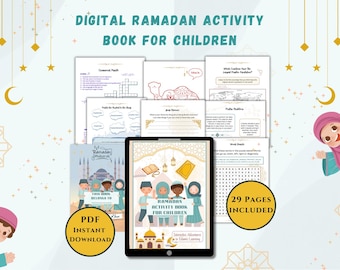 Digitaal ramadan-activiteitenboek voor kinderen [afdrukbaar]