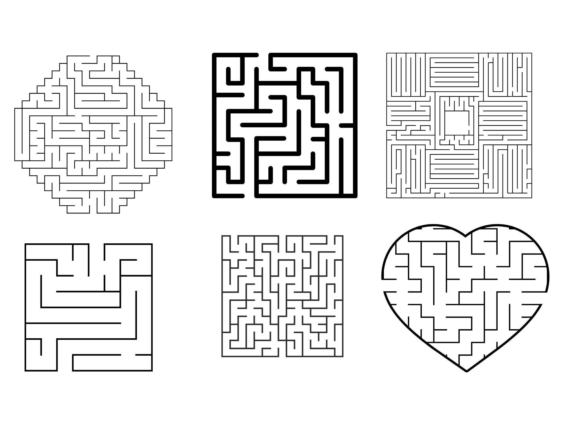 Labyrinth SVG Bundle, Maze Png Bundle, Labyrinth Clipart, Maze Svg ...
