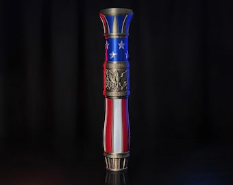 Patriotyczny, składany, podświetlany miecz świetlny, prezent z okazji 250. rocznicy USA, czerwono-biało-niebieski miecz-zabawka, cosplay z okazji 4 lipca, amerykański orzeł