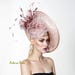 Beautiful Blush disk fascinator, Kentucky derby hats, Oaks day hats, Melbourne cup hats, weddings, Luncheons
