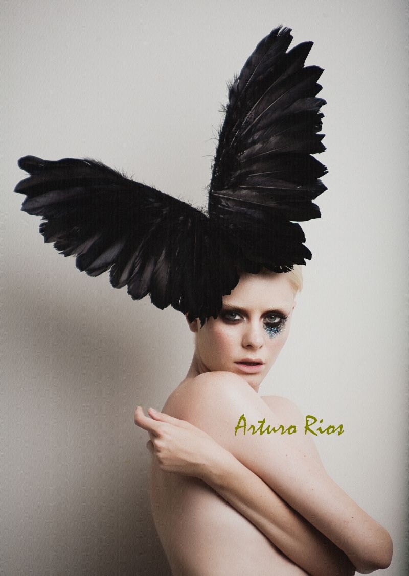 Lady Gaga Black Couture Wings Fashion 