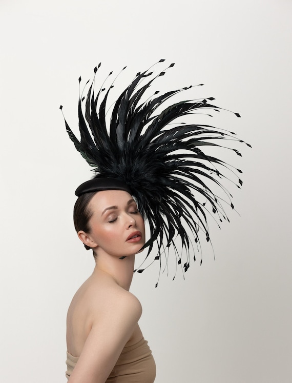 Arturo Rios Black Rose Fascinator Hat Veil Couture Millinery Kentucky Derby Arturo Rios (@arturorios) • Instagram photos and videos main image 4
