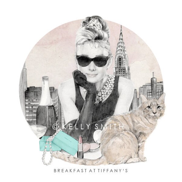 Breakfast at Tiffany's LIMITED EDITION PRINT - A3 - Last One