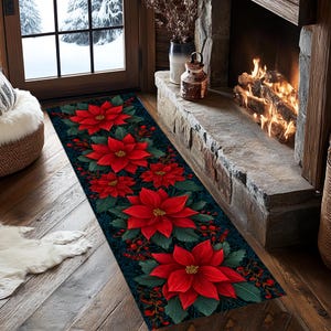 Loper kerstster kerstster, digitale 3D-print, katoengeweven