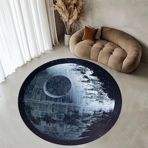 Star Wars rond tapijt, Starwars rond tapijt, Star Wars rond tapijt, Starwars rond tapijt, rond tapijt Star Wars-patroon, Star Wars-tapijt
