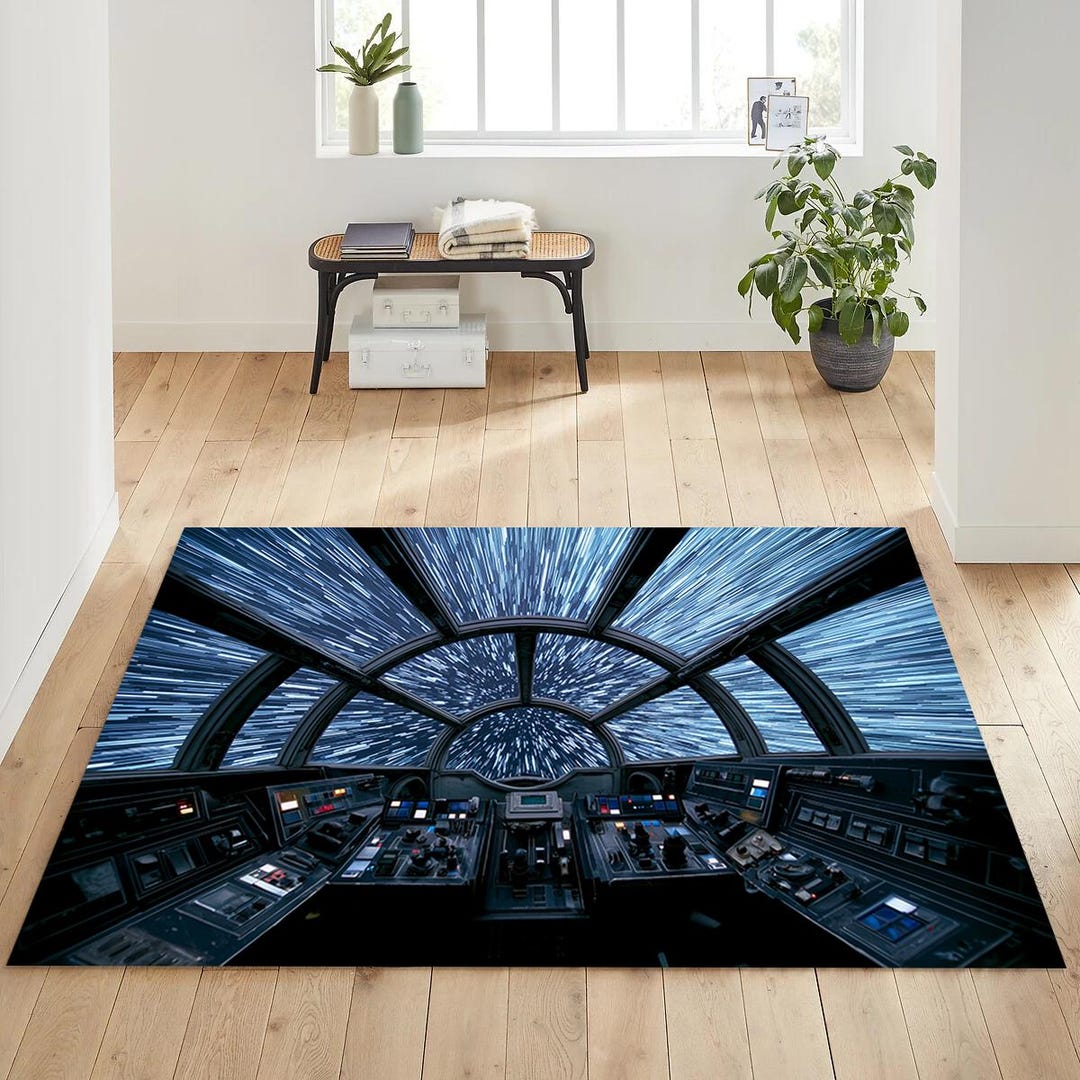 Autofit Rv Cockpit Rugs Futuristic Spaceship Cockpit Rug, Sci-fi Galaxy Space Travel Carpet - Etsy