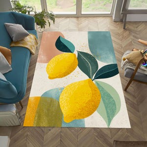 Lemon Carpet, Lemon Rug, Lemon Pattern Carpet, Lemon Pattern Rug, Lemon Desing Rug, Lemon Area Rug,Lemon Floor Rug,Lemon Decor Rug,Fruit Rug