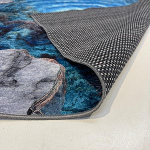 3D Underwater Rug, Huge Crack Carpet, Huge Crack Rug, 3D Looking Carpet, 3D Looking Rug, Optical Illusion Carpet, Optical Illusion Rug image 9