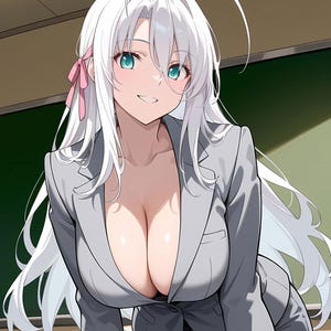 Rossweisse Hot Sexy Lewd Anime Cartoon Girl Waifu High School DxD Photos 16 High Quality Digital Download Images