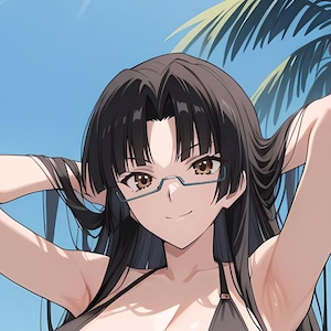 Tsubaki Shinra Sexy hot Waifu lewd Anime Cartoon Girl Photos High School DxD 20 High Quality Digital Images Download