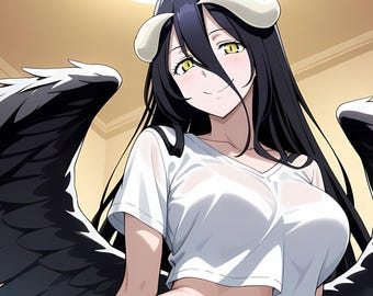 Albedo Overlorden Sexy Hot Lewd Niedlich Schöne Anime Cartoon Girl Waifu Fotos 20 Digitale Hohe Qualität Bilder Herunterladen