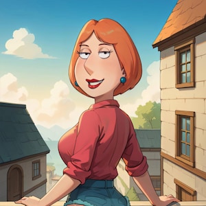 4X6 Beautiful High Quality Physical Printed Photos Lois Griffin Family Guy Hot Sexy Lewd Anime Cartoon Girl Waifu